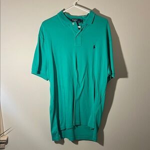 Polo by Ralph Lauren Men's Teal Polo Shirt